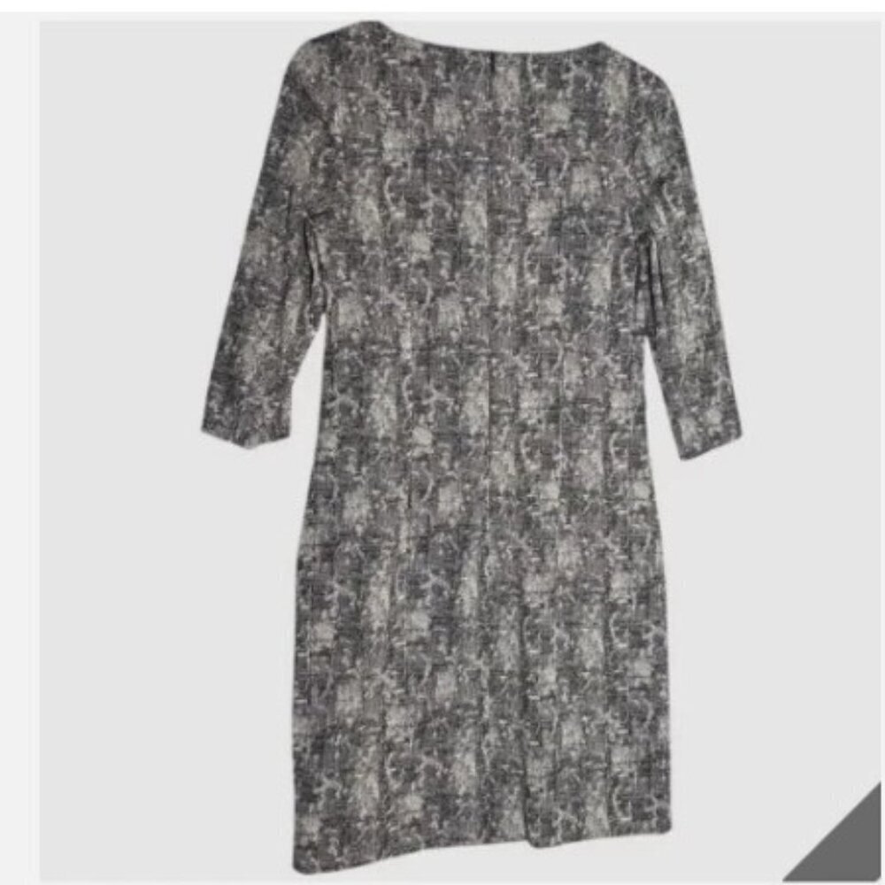 NEW MM. LAFLEUR The Etsuko Crackle Dress Women's Size 14 Workwear Pockets - Picture 3 of 9